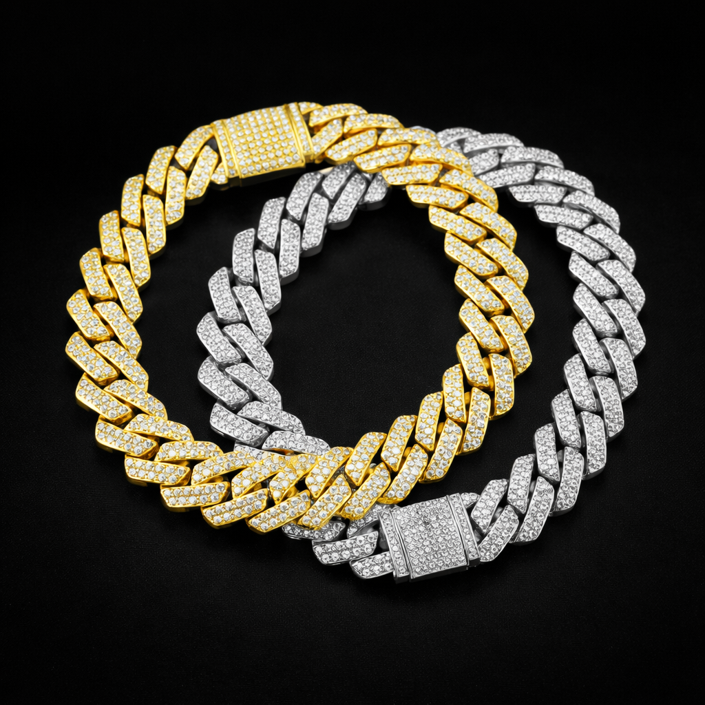 Pulsera Cubana Dorada Premium 💎